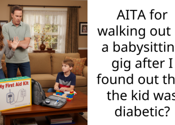 Teen Refuses To Babysit After Learning The Kid Is Diabetic, Asks If She Was Wrong