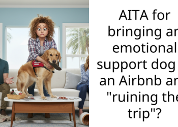 Heartless Friends Force Redditor’s Emotional Support Dog To Sleep Outside Then Vote Them Out Of The Trip After Having Night Terrors