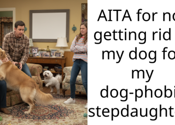 Woman Refuses To Get Rid Of Her Dog For Her Stepdaughter, Who Has A Serious Dog Phobia