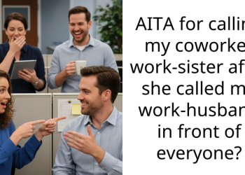 Office Tension Erupts After Man Rejects ‘Work-Husband’ Label From Colleague, Calls Her ‘Work-Sister’ Instead