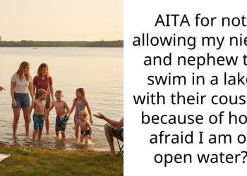 Aunt Forbids Niece and Nephew from Lake Swimming Over Irrational Shark Fear, Ignites Family Fury