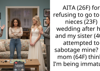 Woman Refuses To Attend Her Niece’s Wedding After She And Her Resentful Mother Tried To Sabotage Her Wedding