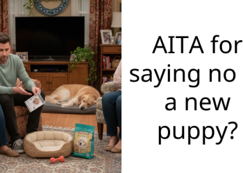Woman’s Husband Packs Up And Moves Into Hotel After She Said No To New Puppy, Now She’s Considering Giving In To His Demands
