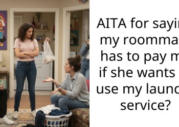 College Roommate Tries To Hijack Paid Laundry Pickup And Gets Called Out For Stealing