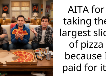Woman Accused of Greed for Taking Largest Pizza Slices After Paying, Sparks Roommate Resentment