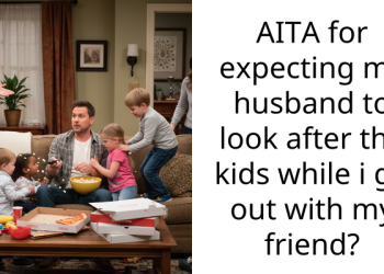 Husband Goes Insane When Wife Asks Him To Look After The Kids So She Could Go Out With Friends