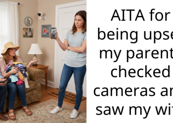 Man Upset With Parents For Accidentally Seeing His Sunbathing Wife On Home Cameras While House-Sitting, She Thinks It’s Funny