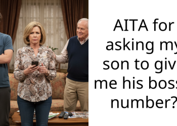 Son Flips Out At Mom After Being Asked To Give His Boss’s Number To Her In Case Of Emergencies, Says She Should Quit Treating Him Like A 4-Year-Old