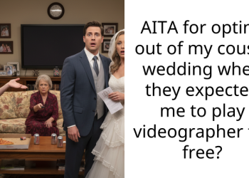 Redditor Opts Out Of Cousin’s Wedding After Their Grandma Volunteered Him To Play Videographer For Free
