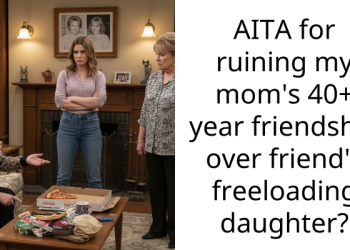 Redditor Ruins Their Mom’s 40+ Year Friendship Over Friend’s Freeloading Ent*tled Daughter