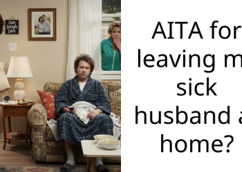 Redditor Looking For Outside Opinions On If She Was Wrong For Leaving Her Sick Husband At Home And Going To A B-Day B+Party