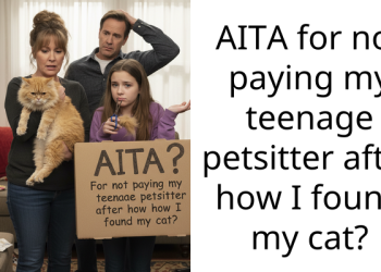 Man Withholds Payment From Teen Cat Sitter After Returning To Meet Cat Malnourished And Filthy, Mom Blows Hot