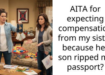 Woman Misses A Trip To Disneyland Because Her Jealous 7 Y.O. Niece Ripped Her Pa*sport, Asks Compensation From Her Sister