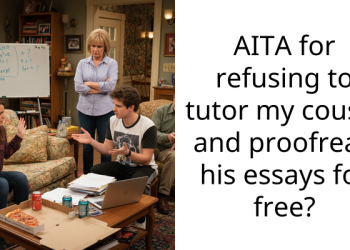 The Whole Family Is Furious Because This Redditor Has Refused To Tutor Her Cousin For Free