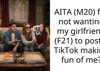 Annoyed Guy Stops Girlfriend From Posting Embarra*sing Video Of Him On TikTok, Wonders If He’s Being K**ljoy