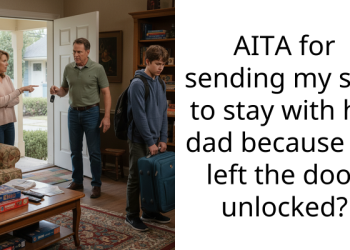 Redditor Sends Her Son To Stay With Father Because He Left The Front Door Open, Causing Their Cat To Get Out