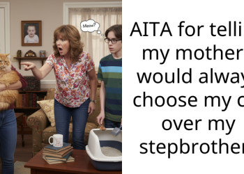 Teen Chooses Cat Over Stepbrother And Permanently Cuts Ties With Mom In Dramatic Family Showdown