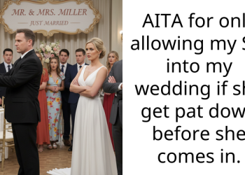 Alcoholic SIL Plans To Ruin Couple’s Alcohol-Free Wedding, They Tell Her She’d Be Pat Down Before Entering Ceremony
