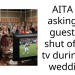 Bride Gets Panic Attack As She Tells Her Guests To Turn Off TV And Enjoy Wedding