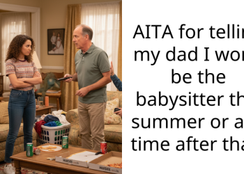 Young Girl Forced To Babysit Dad’s Stepkids And Decides It Is Time To Confront Him