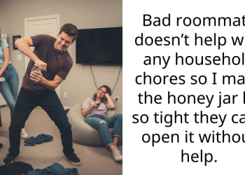 Redditor Takes Petty Revenge On Dishonest Roommate By Tightening Honey Jar, Gets Additional Suggestions For Small Acts Of Retribution