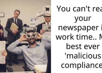 Proud Redditor Shares Her Best Malicious Compliance Story Of How Her Boss Got Fired For Not Allowing Her Read Newspaper During Work Hours