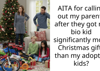 Mom Calls Out Her Parents After Getting Her Bio Kids Many Gifts And Her Adopted Ones A Single Costly Item