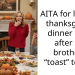 Brother’s Thanksgiving Toast Leaves Recovering Opioid Addict Red-Faced