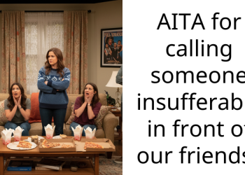 Redditor Rips Into Her Friend In Front Of Their Entire Friend Group, Resulting In Her Breaking Down Crying