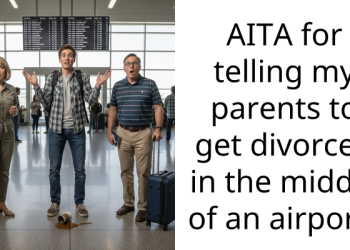 Family Vacation Turns Sour As Daughter Yells At Her Annoying Parents In The Airport, Telling Them To Get Divorced