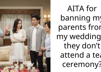 AITA for banning my parents from my wedding if they don’t attend a tea ceremony?