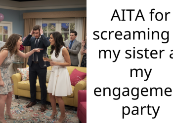 AITA for screaming at my sister at my engagement party