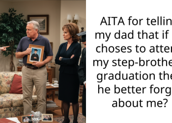 AITA for telling my dad that if he choses to attend my step-brother’s graduation then he better forget about me?