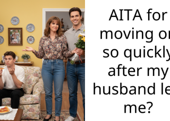 AITA for moving on so quickly after my husband left me?