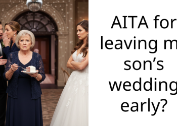 AITA for leaving my son’s wedding early?