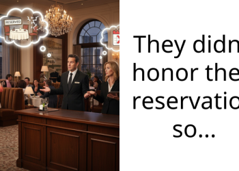 They didn’t honor their reservation so…