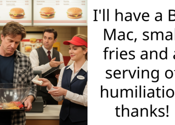 I’ll have a Big Mac, small fries and a serving of humiliation thanks!