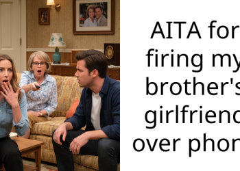 AITA for firing my brother’s girlfriend over phone
