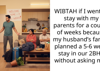 WIBTAH if I went to stay with my parents for a couple of weeks because my husband’s family planned a 5-6 week stay in our 2BHK without asking me?