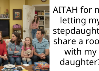 AITAH for not letting my stepdaughter share a room with my daughter?