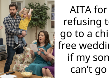 AITA for refusing to go to a child free wedding if my son can’t go