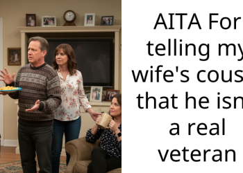 AITA For telling my wife’s cousin that he isn’t a real veteran