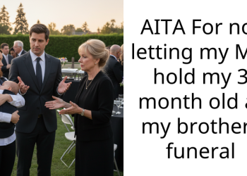 AITA For not letting my MIL hold my 3 month old at my brothers funeral