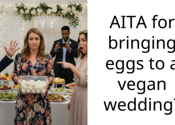 AITA for bringing eggs to a vegan wedding?