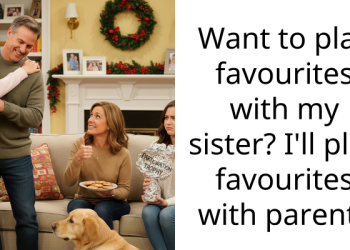 Want to play favourites with my sister? I’ll play favourites with parents