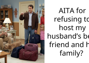 AITA for refusing to host my husband’s best friend and his family?