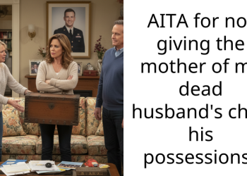 AITA for not giving the mother of my dead husband’s child his possessions?