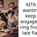 AITA for wanting to keep my engagement ring from my late fiancé?