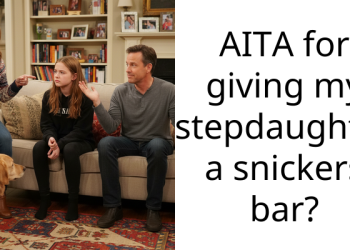 AITA for giving my stepdaughter a snickers bar?