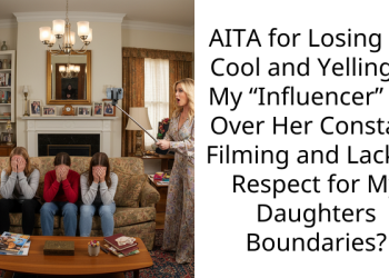 AITA for Losing My Cool and Yelling at My “Influencer” SIL Over Her Constant Filming and Lack of Respect for My Daughters Boundaries?
